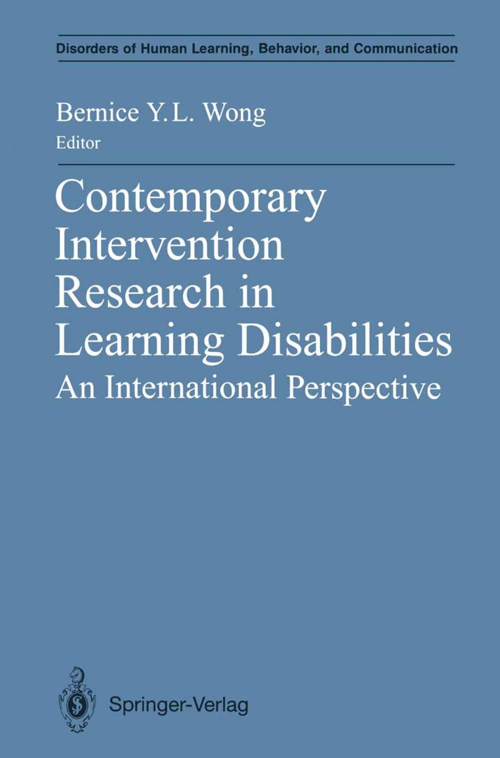 Big bigCover of Contemporary Intervention Research in Learning Disabilities