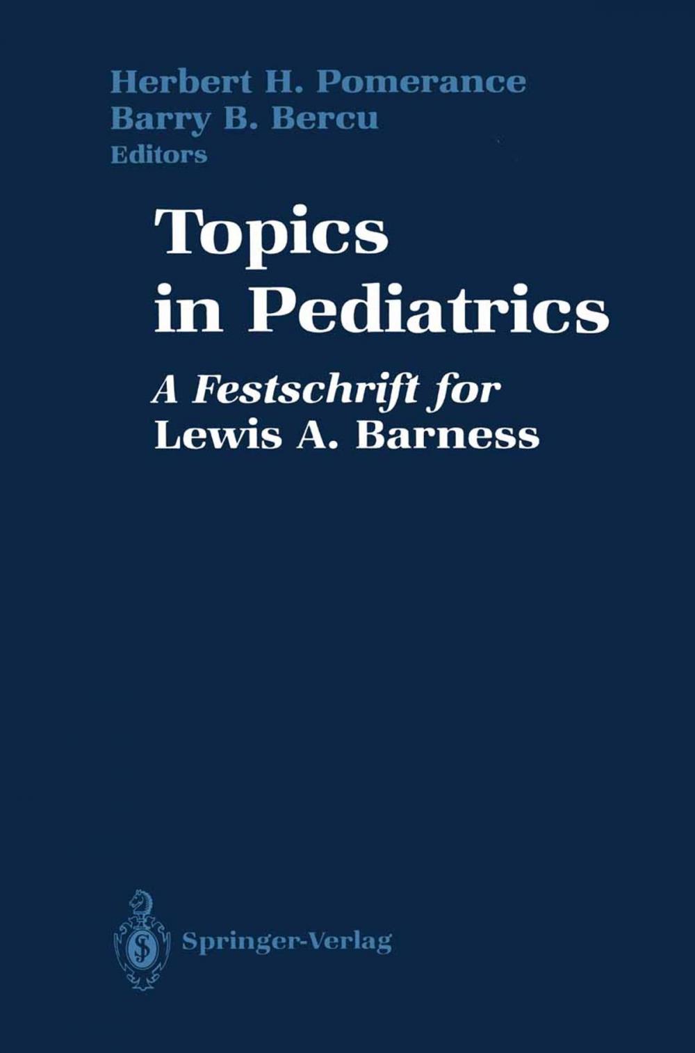 Big bigCover of Topics in Pediatrics