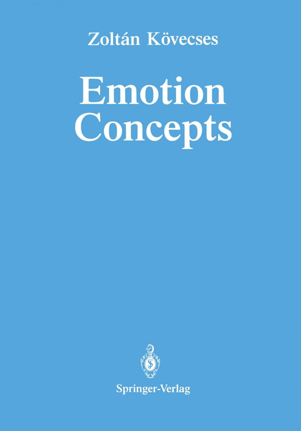 Big bigCover of Emotion Concepts