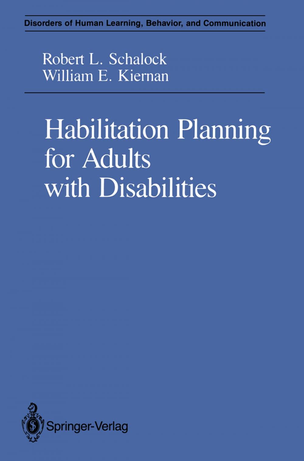 Big bigCover of Habilitation Planning for Adults with Disabilities