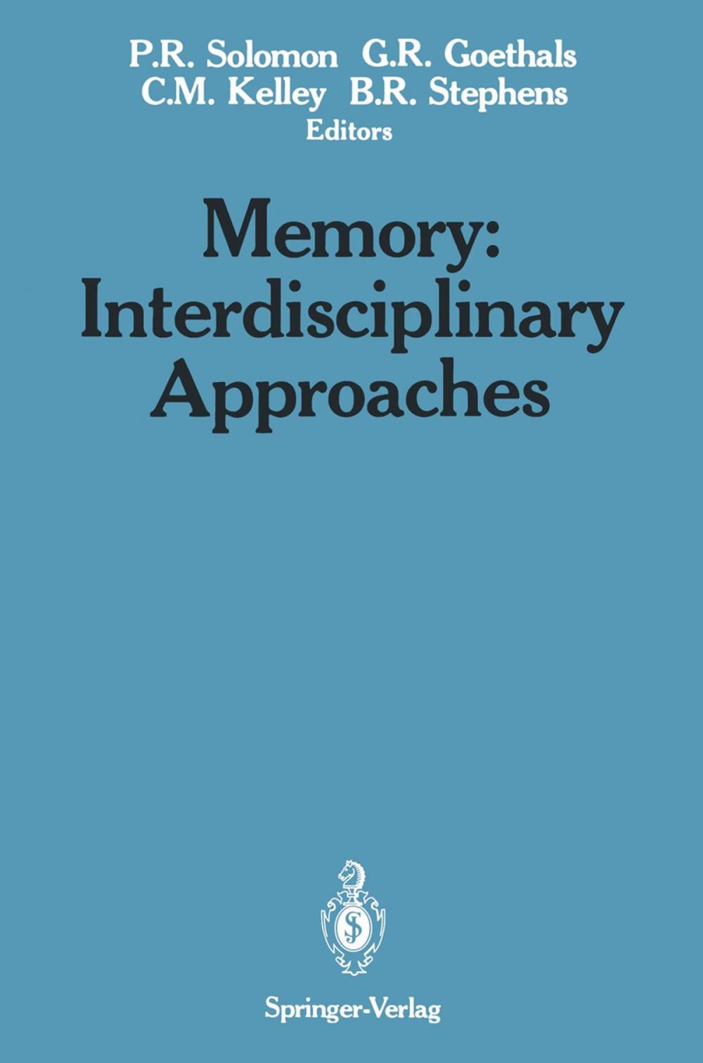 Big bigCover of Memory: Interdisciplinary Approaches