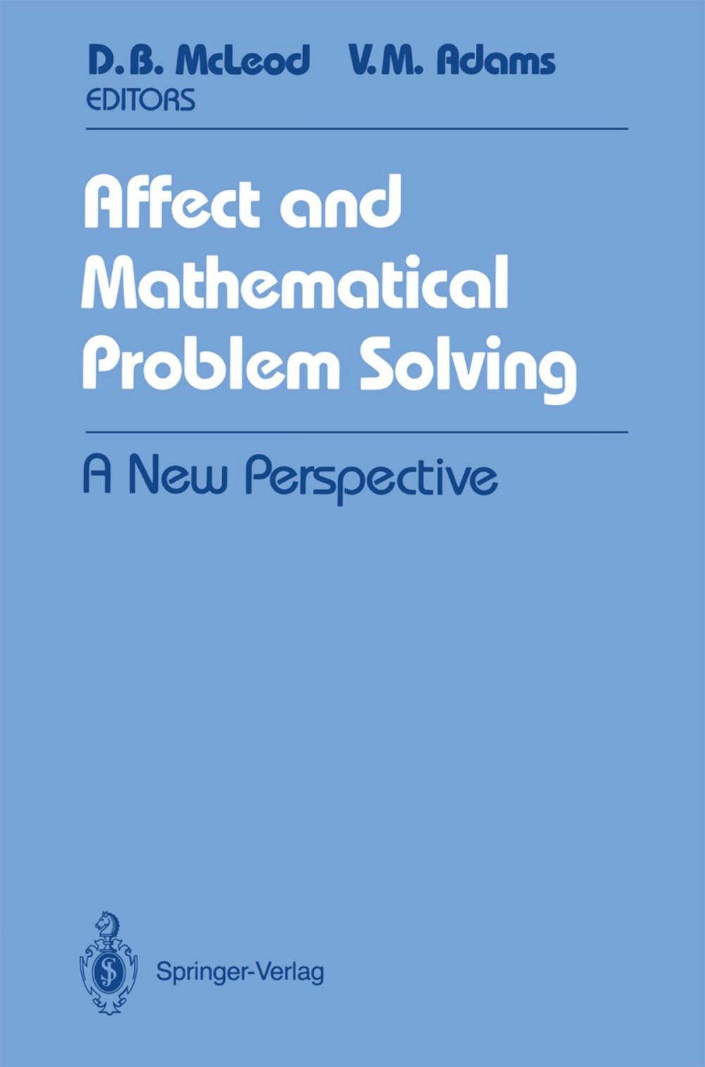 Big bigCover of Affect and Mathematical Problem Solving