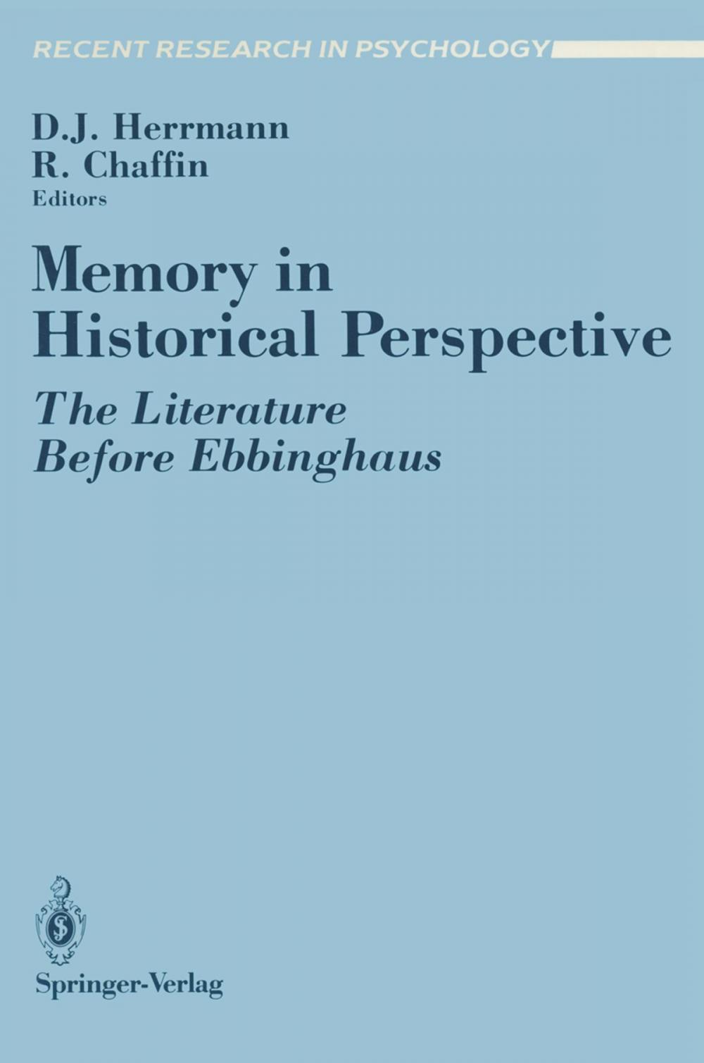 Big bigCover of Memory in Historical Perspective