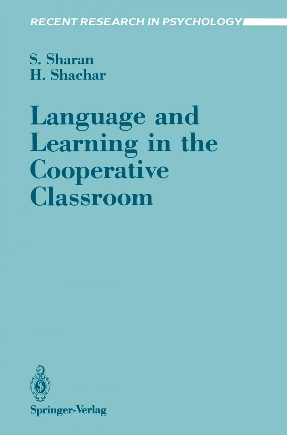 Big bigCover of Language and Learning in the Cooperative Classroom