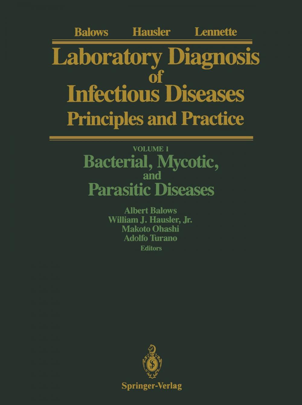 Big bigCover of Laboratory Diagnosis of Infectious Diseases