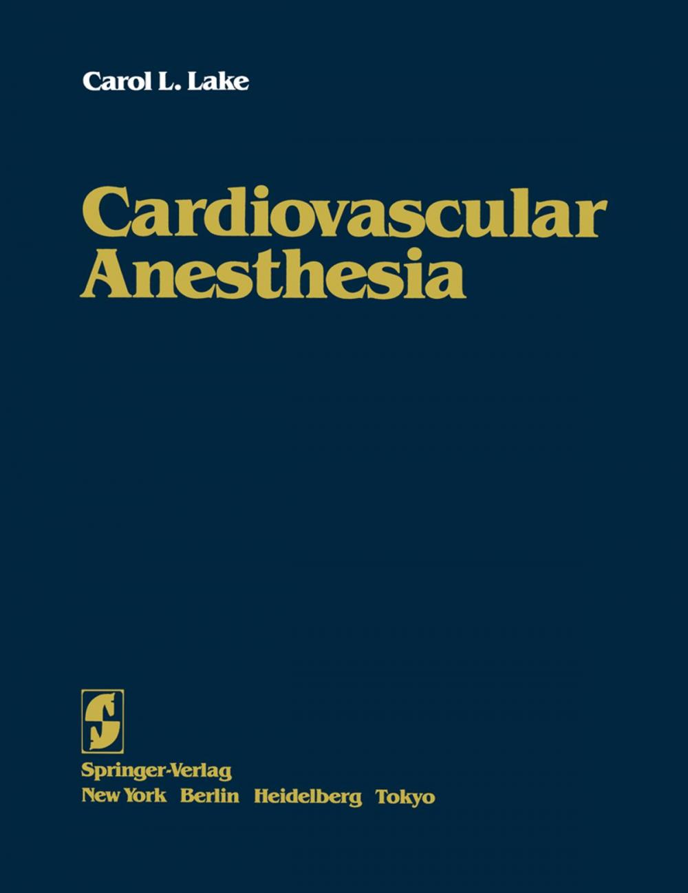 Big bigCover of Cardiovascular Anesthesia