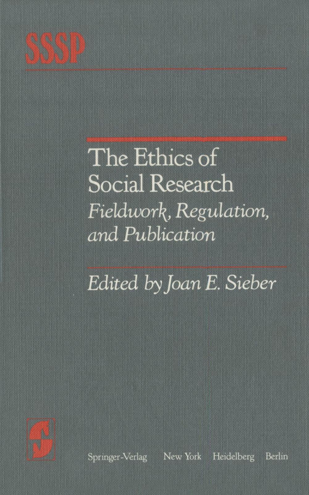 Big bigCover of The Ethics of Social Research