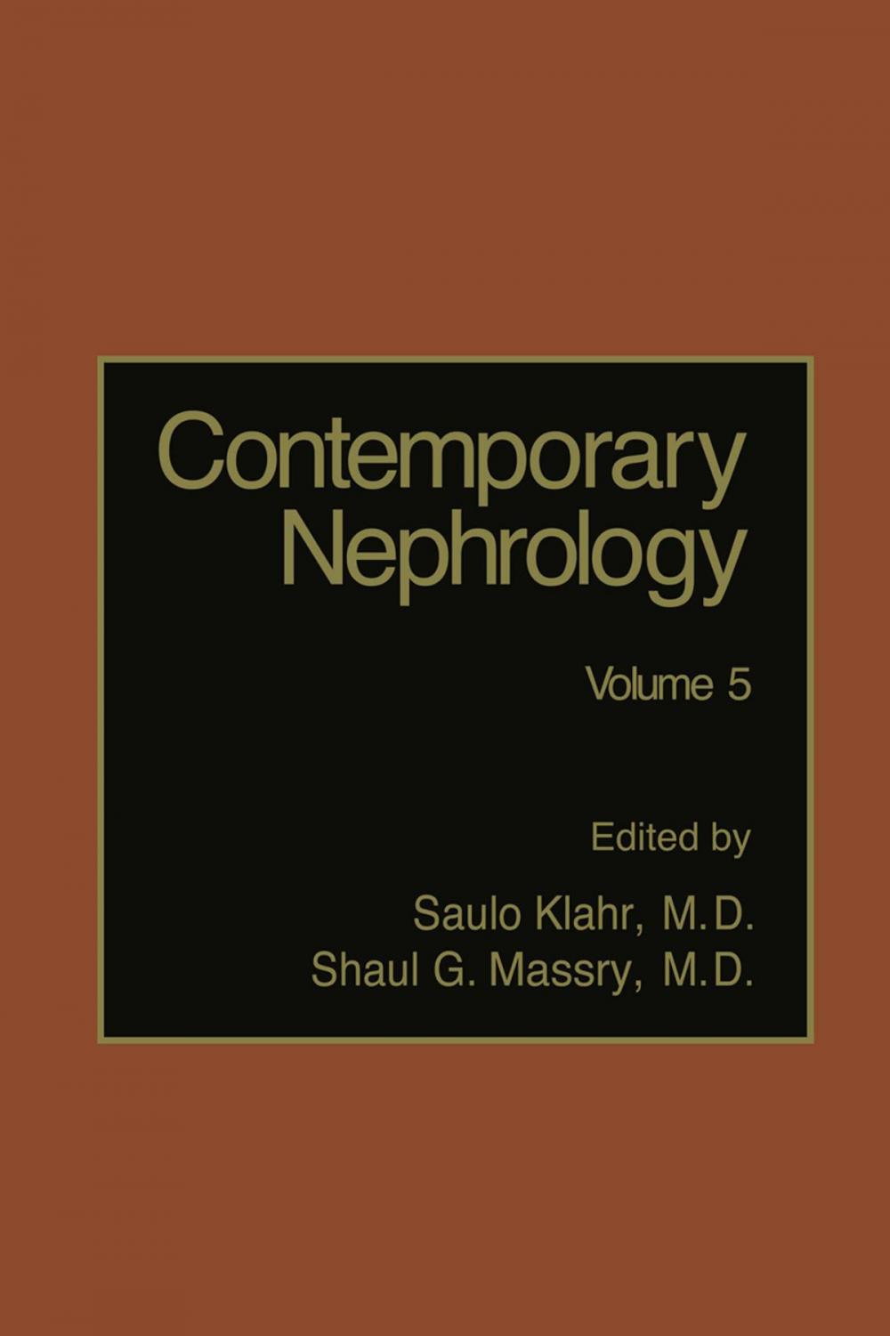 Big bigCover of Contemporary Nephrology