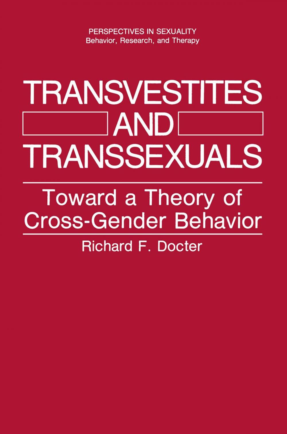 Big bigCover of Transvestites and Transsexuals