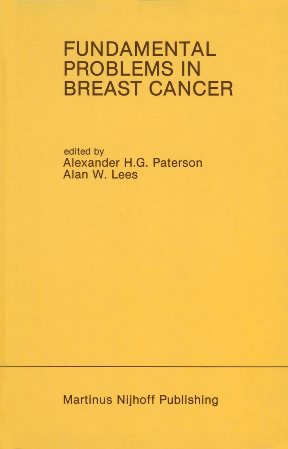 Big bigCover of Fundamental Problems in Breast Cancer