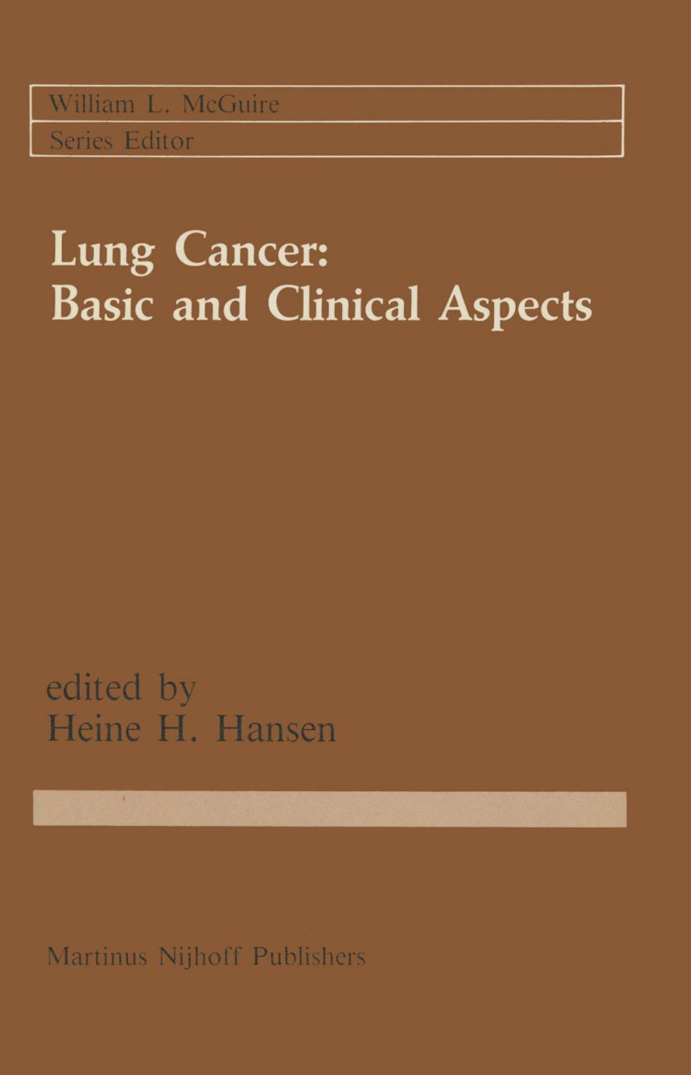 Big bigCover of Lung Cancer: Basic and Clinical Aspects