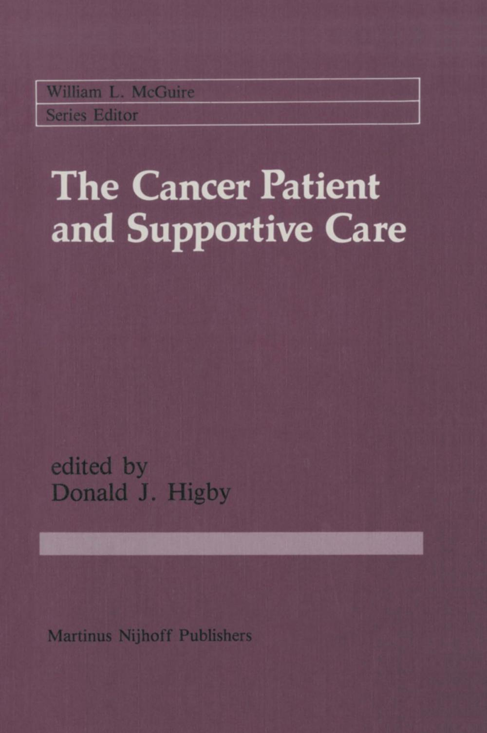 Big bigCover of The Cancer Patient and Supportive Care