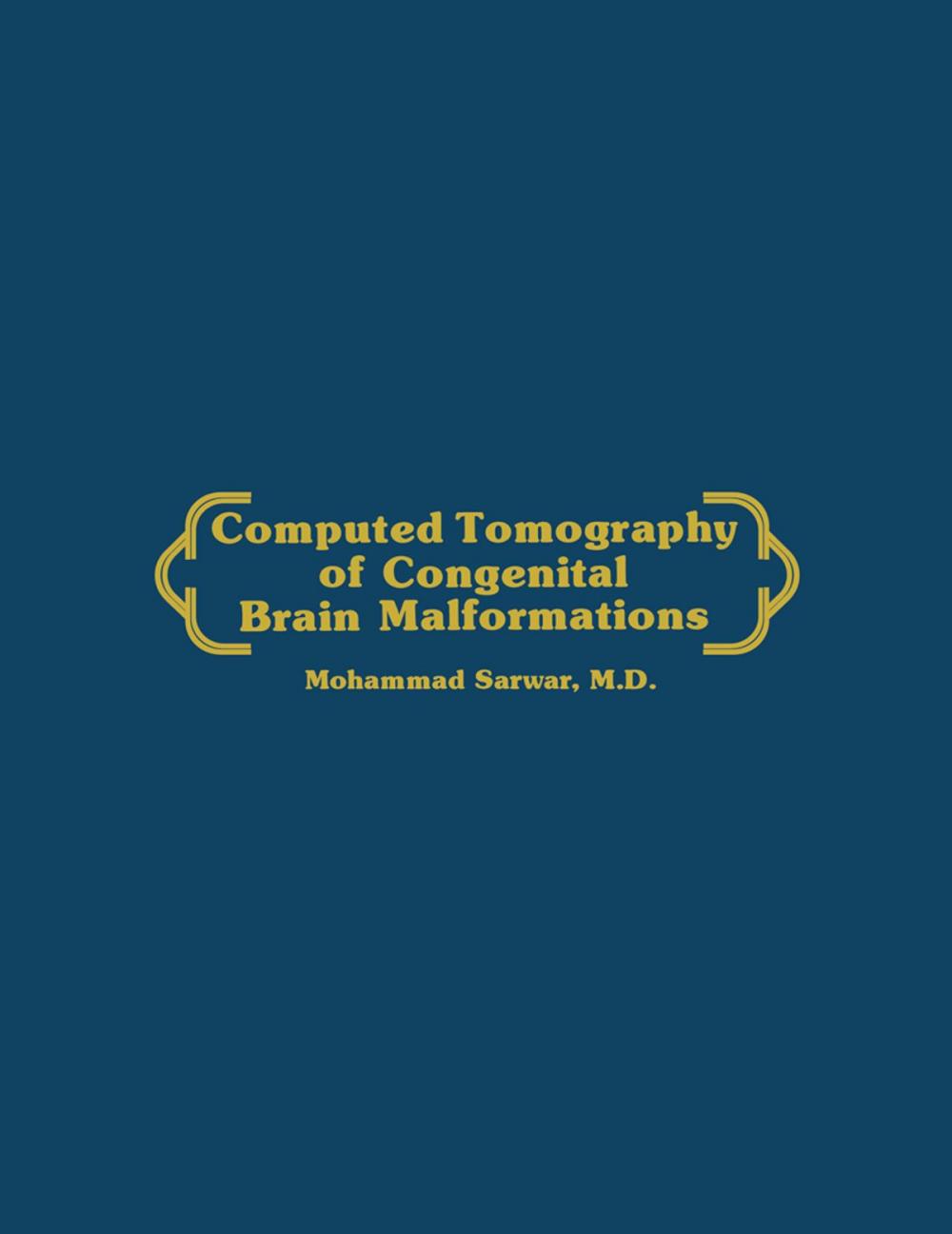 Big bigCover of Computed Tomography of Congenital Brain Malformations