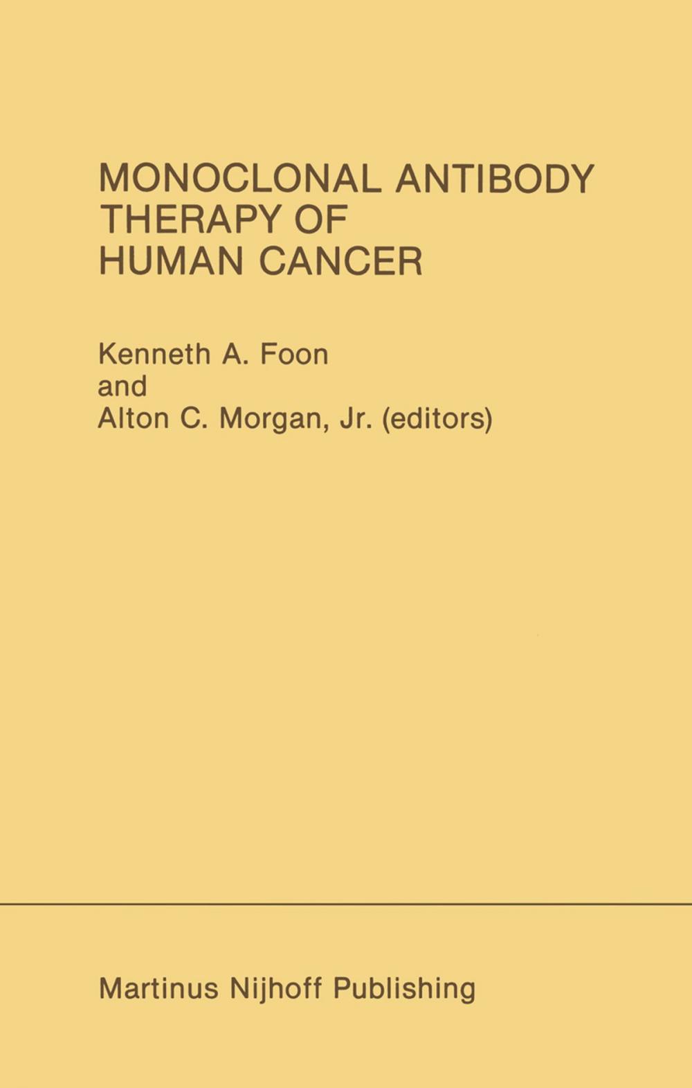 Big bigCover of Monoclonal Antibody Therapy of Human Cancer