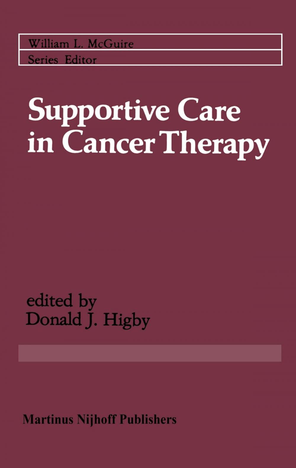 Big bigCover of Supportive Care in Cancer Therapy