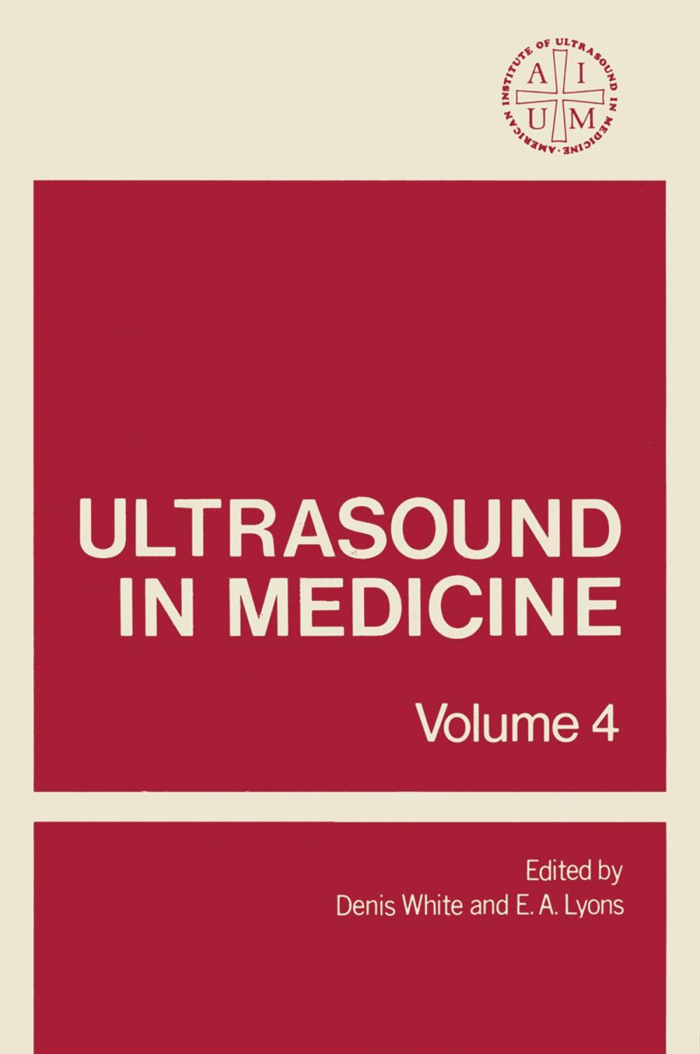 Big bigCover of Ultrasound in Medicine