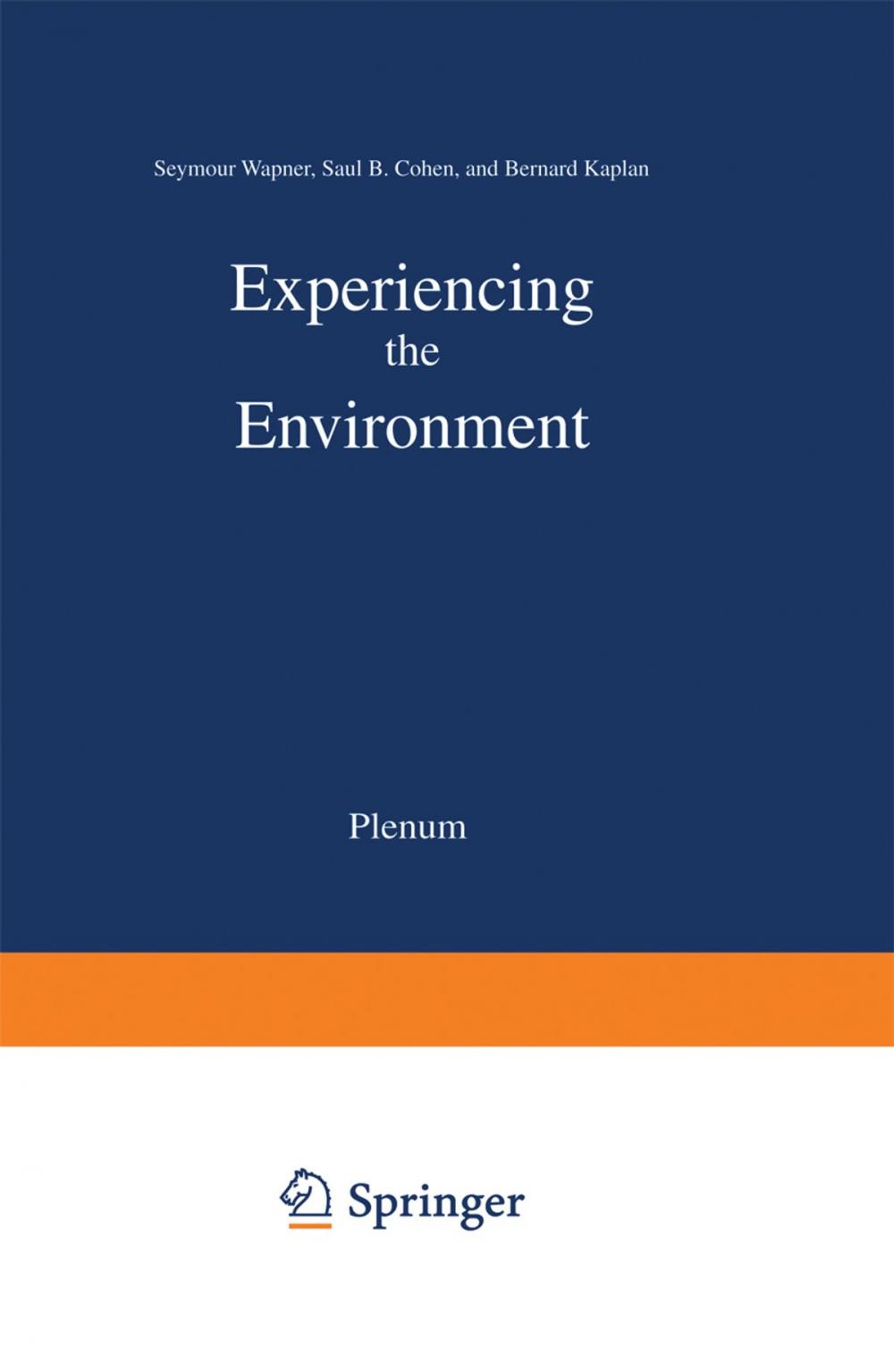 Big bigCover of Experiencing the Environment