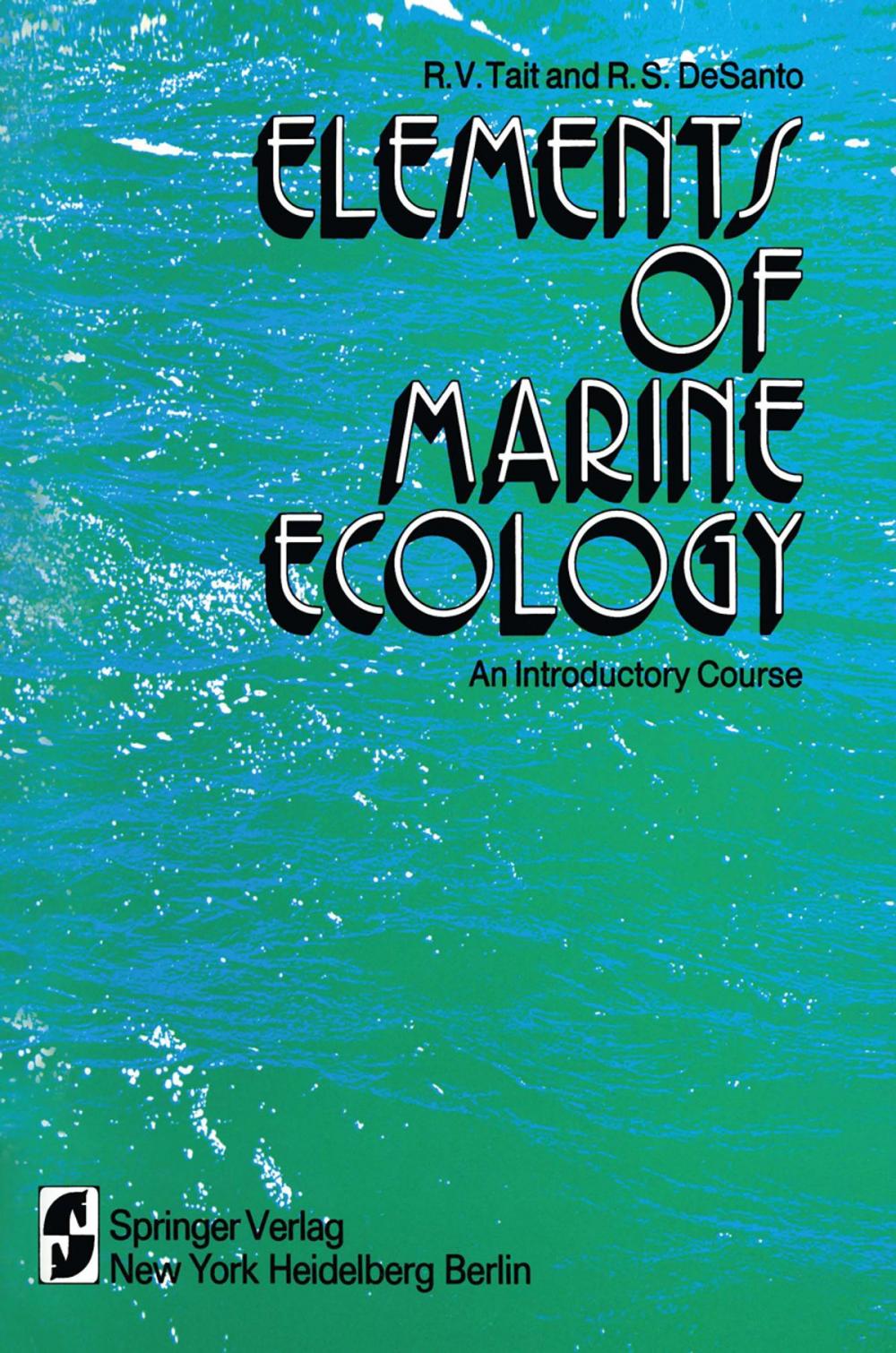 Big bigCover of Elements of Marine Ecology