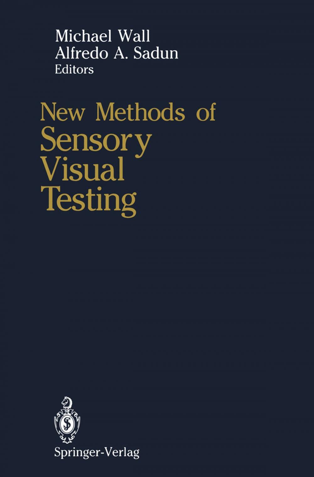 Big bigCover of New Methods of Sensory Visual Testing