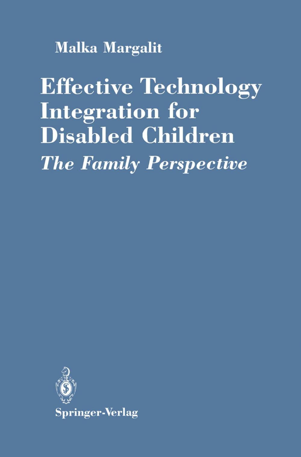 Big bigCover of Effective Technology Integration for Disabled Children