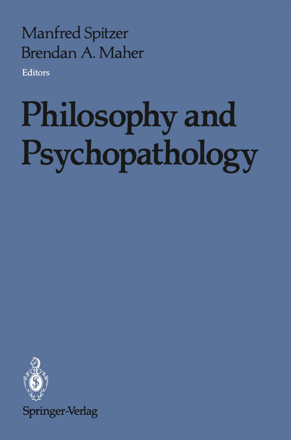 Big bigCover of Philosophy and Psychopathology