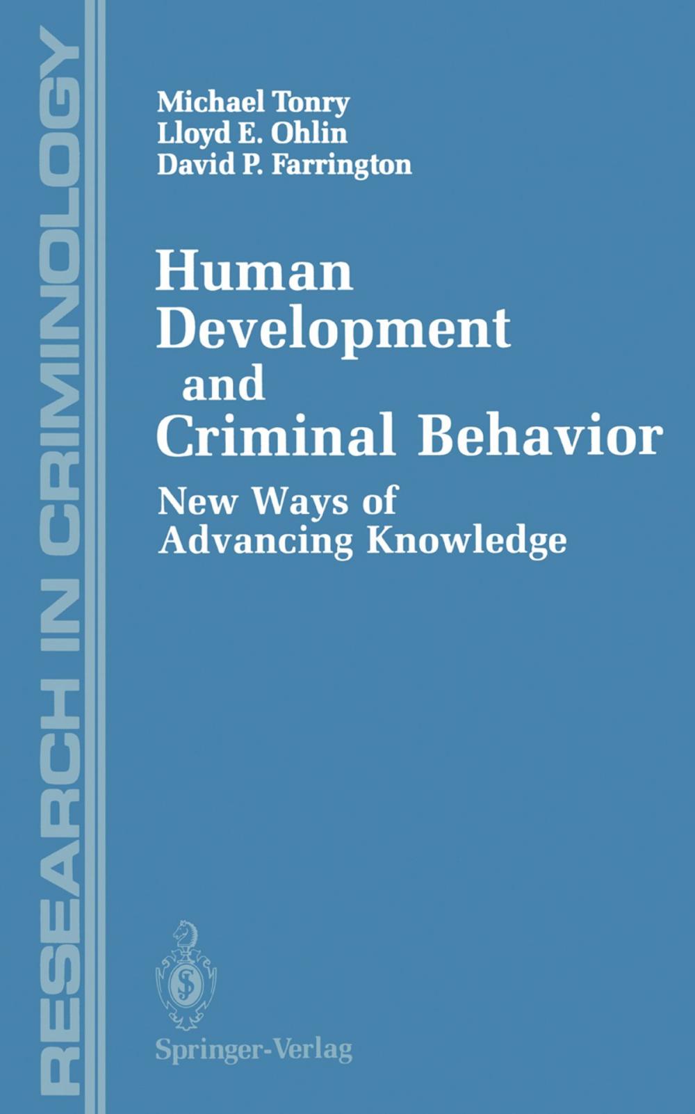 Big bigCover of Human Development and Criminal Behavior