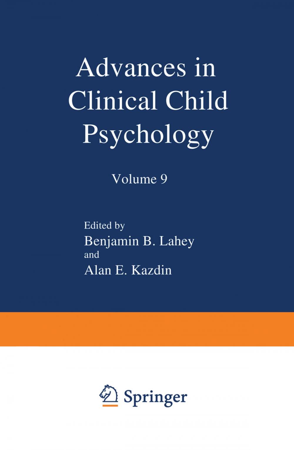 Big bigCover of Advances in Clinical Child Psychology