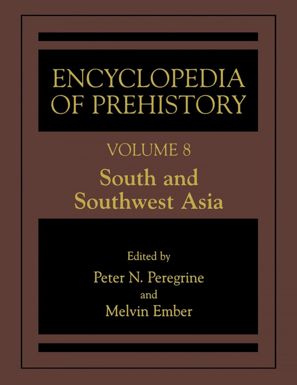 Big bigCover of Encyclopedia of Prehistory