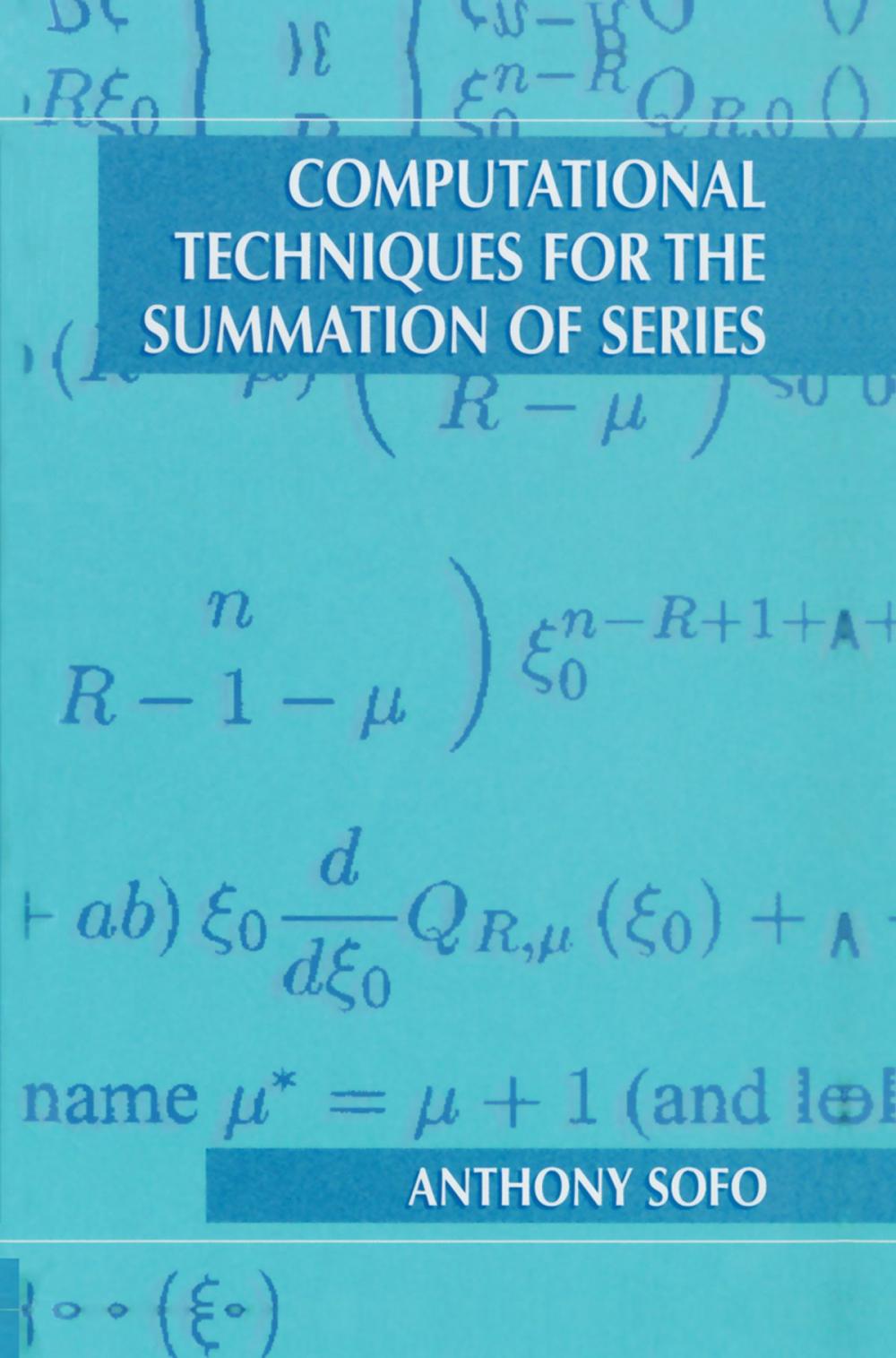 Big bigCover of Computational Techniques for the Summation of Series