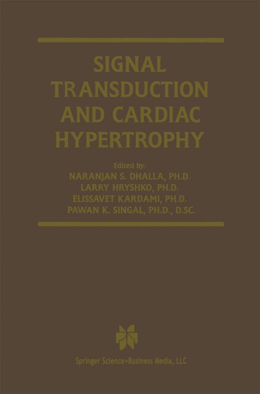 Big bigCover of Signal Transduction and Cardiac Hypertrophy