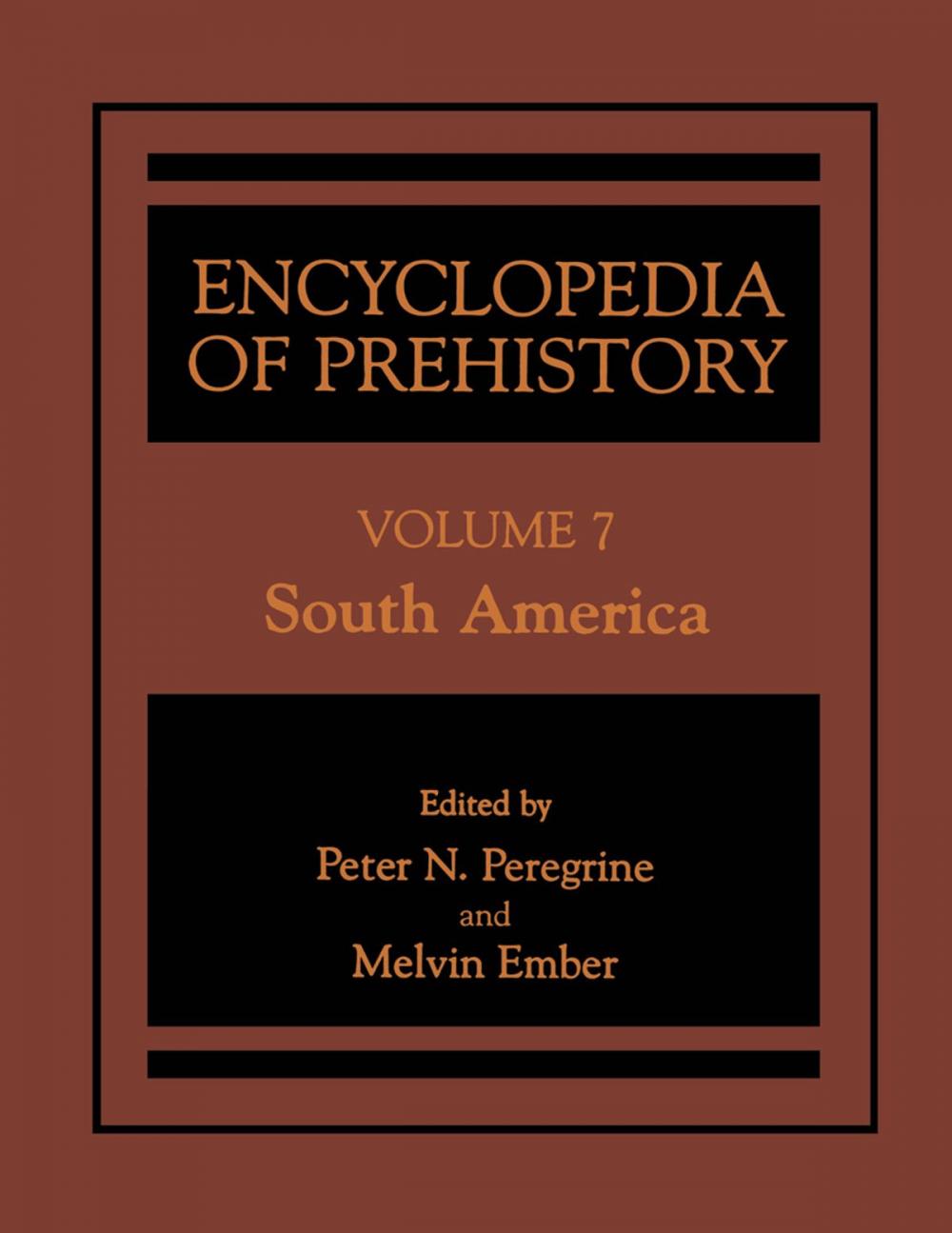 Big bigCover of Encyclopedia of Prehistory