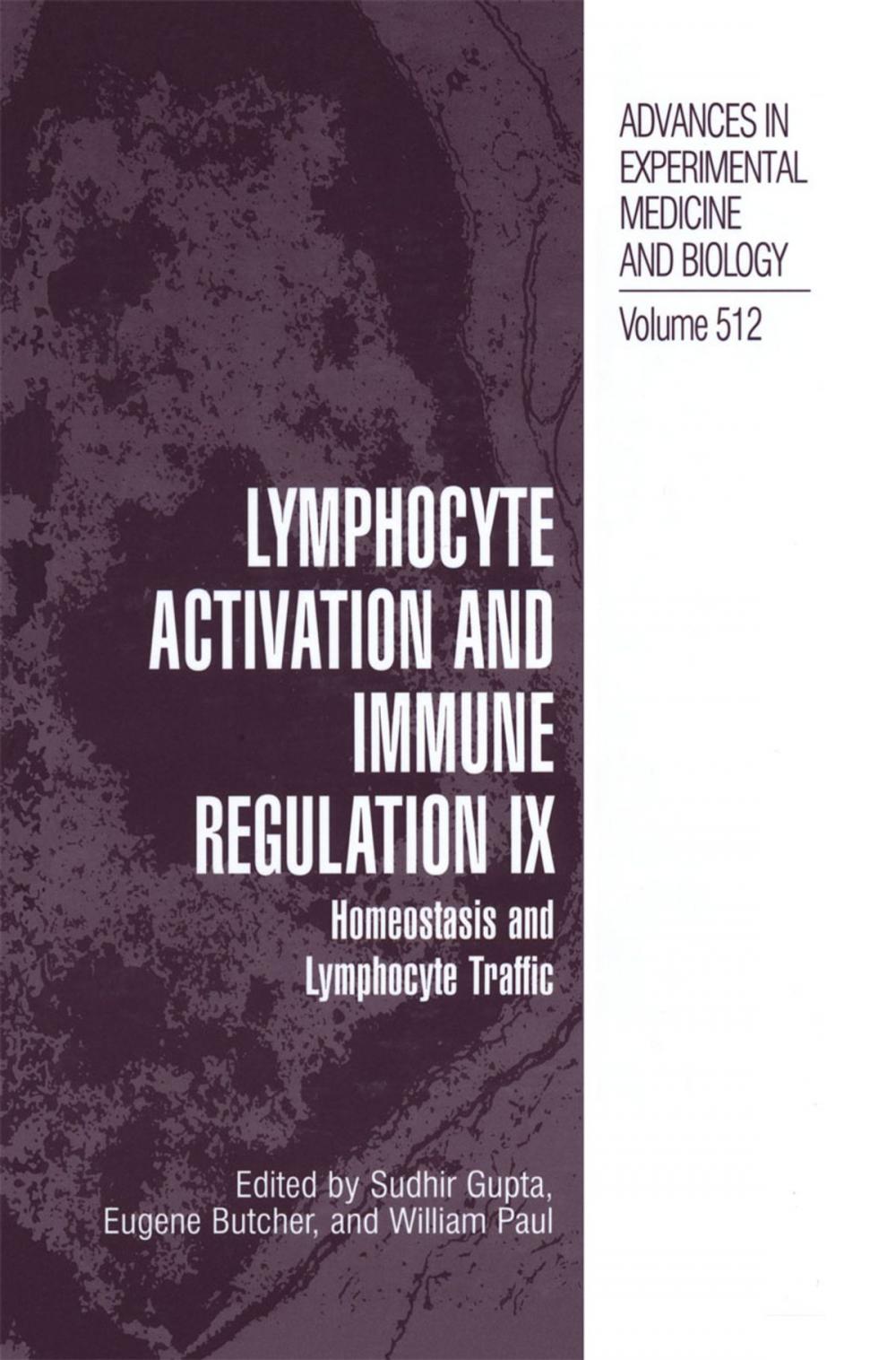 Big bigCover of Lymphocyte Activation and Immune Regulation IX