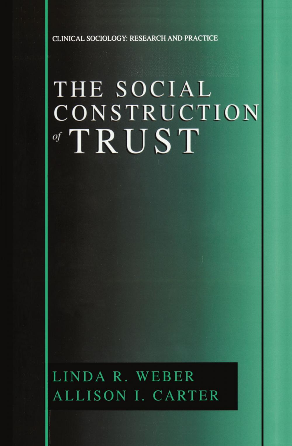 Big bigCover of The Social Construction of Trust