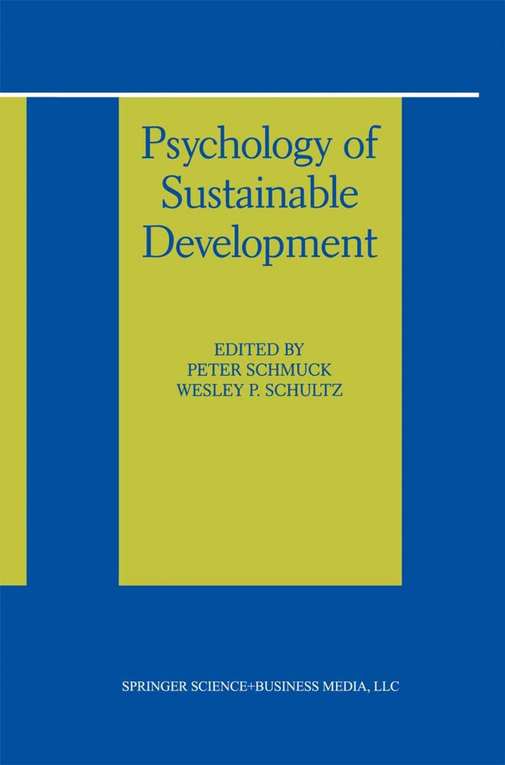 Big bigCover of Psychology of Sustainable Development