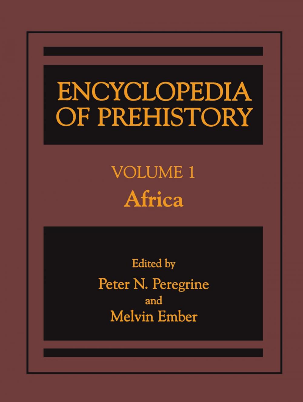 Big bigCover of Encyclopedia of Prehistory