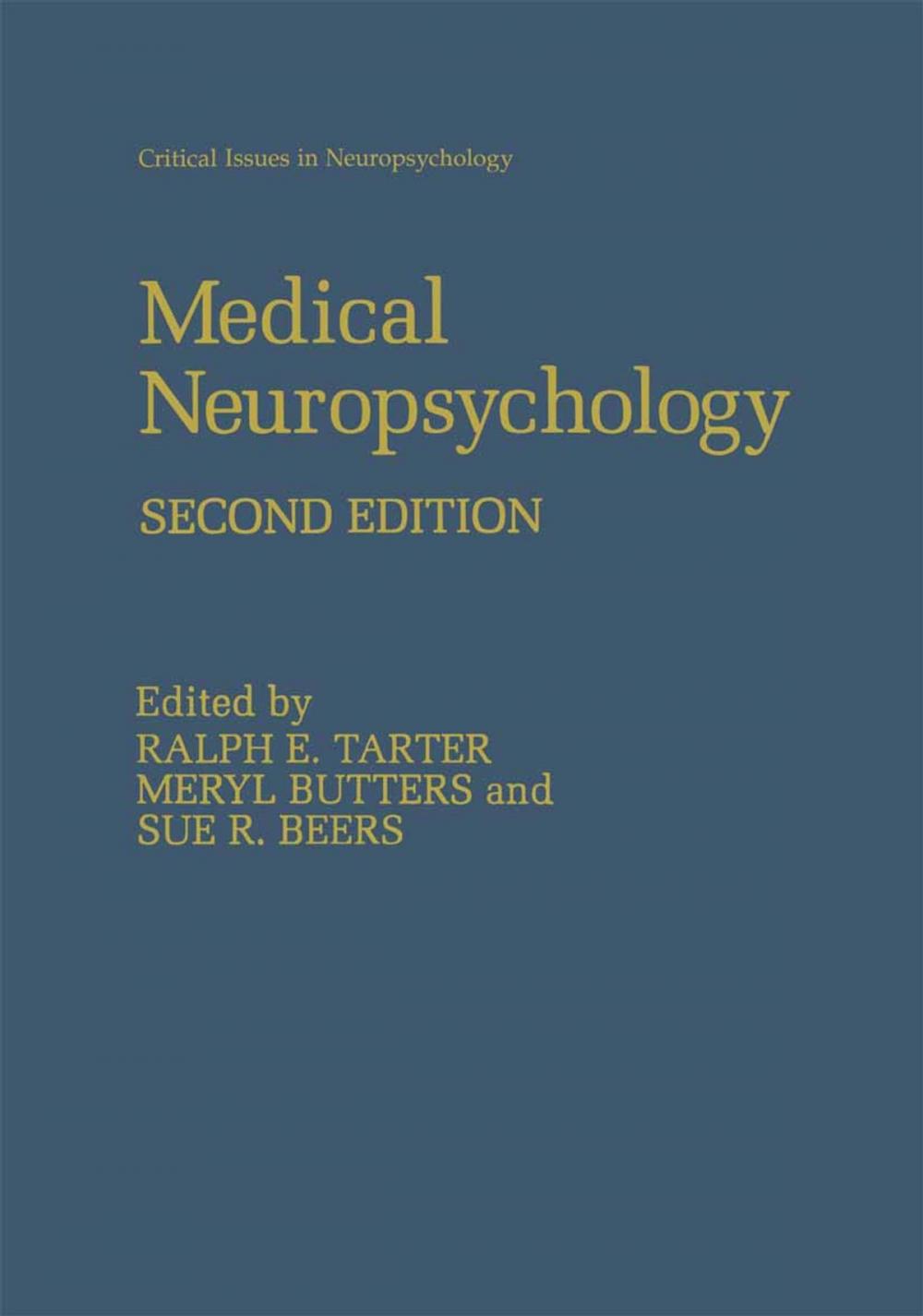 Big bigCover of Medical Neuropsychology