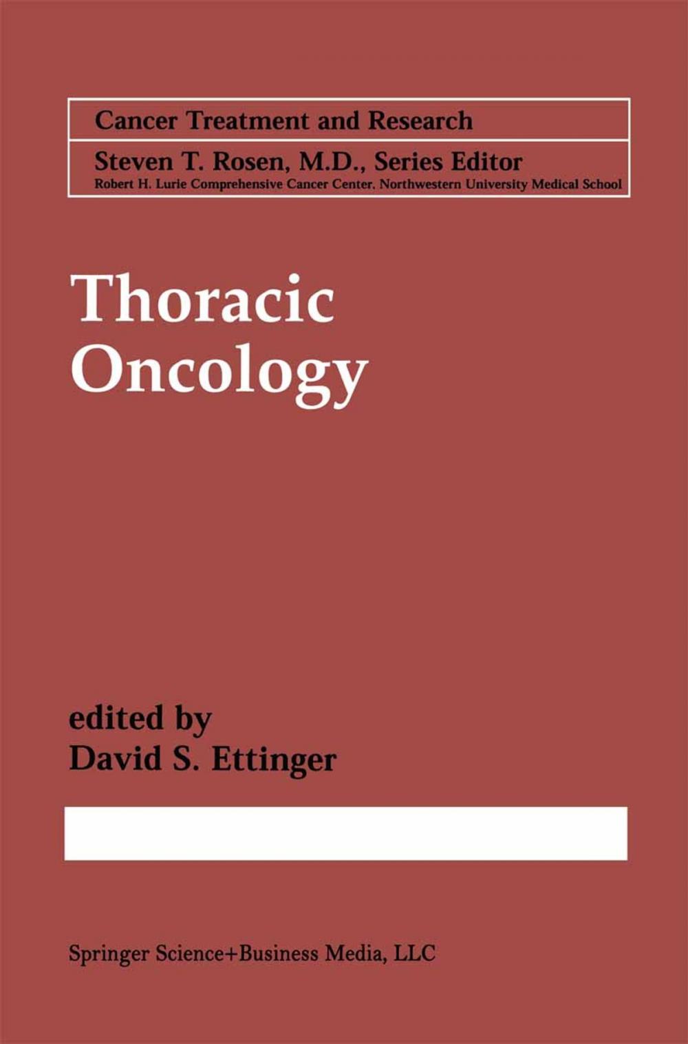 Big bigCover of Thoracic Oncology