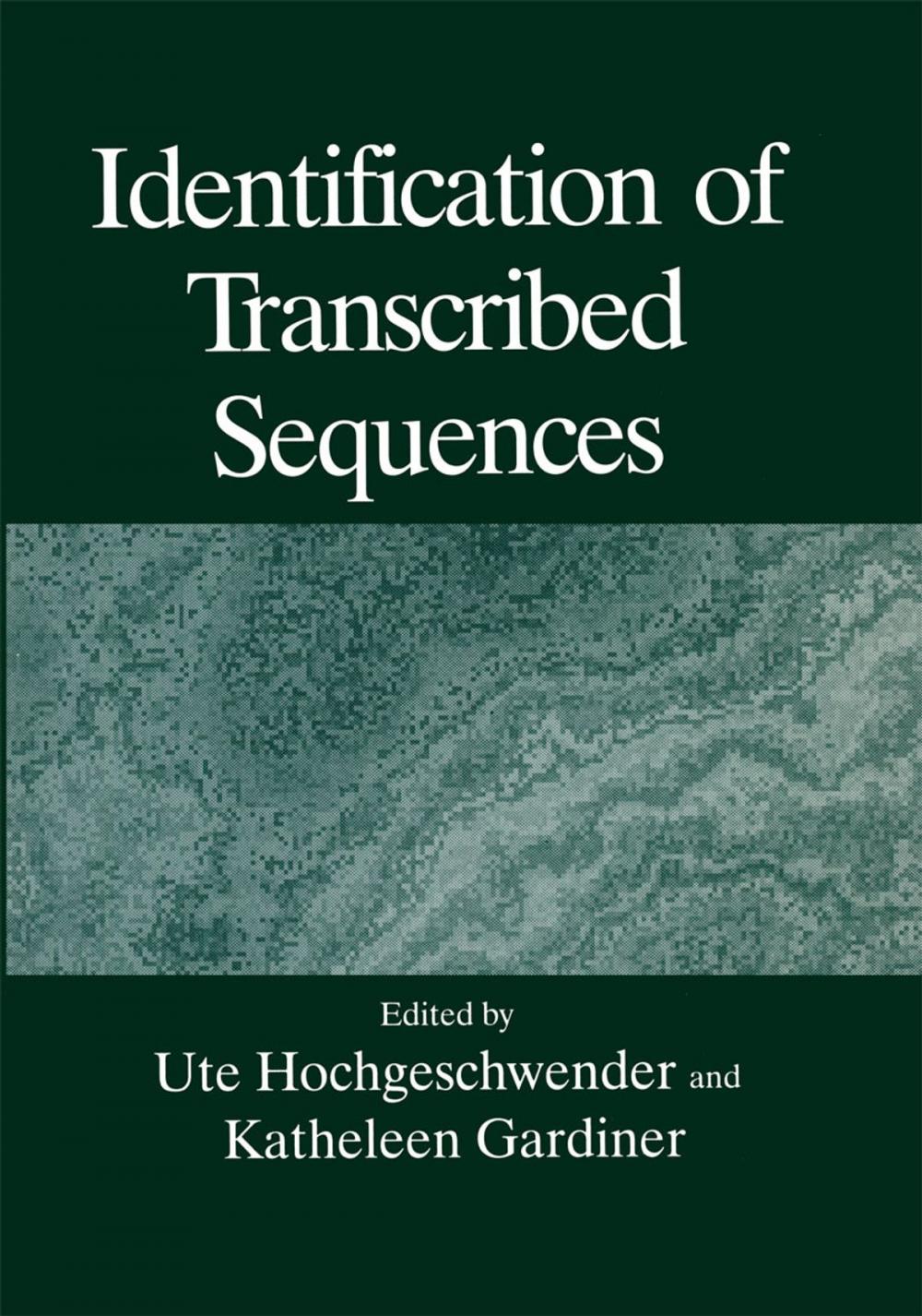 Big bigCover of Identification of Transcribed Sequences