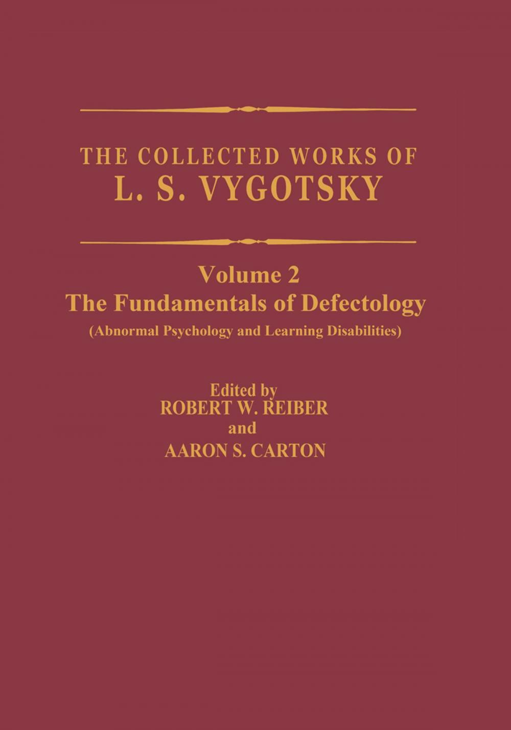 Big bigCover of The Collected Works of L.S. Vygotsky