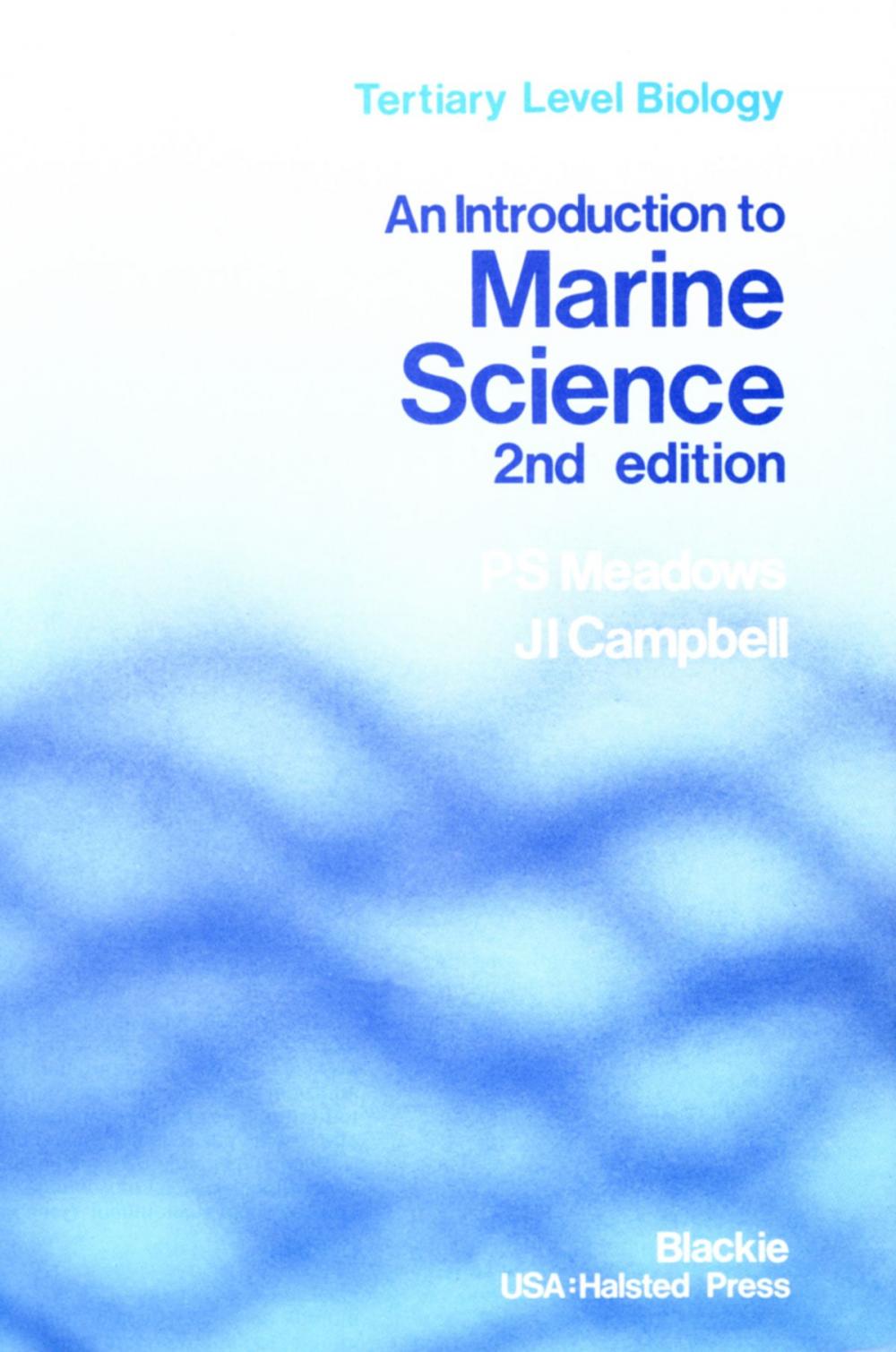 Big bigCover of An Introduction to Marine Science