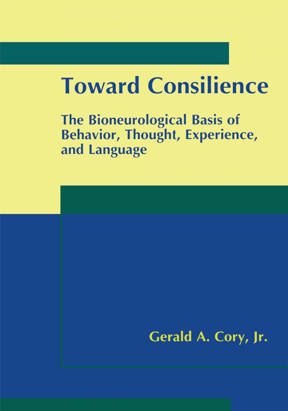 Big bigCover of Toward Consilience