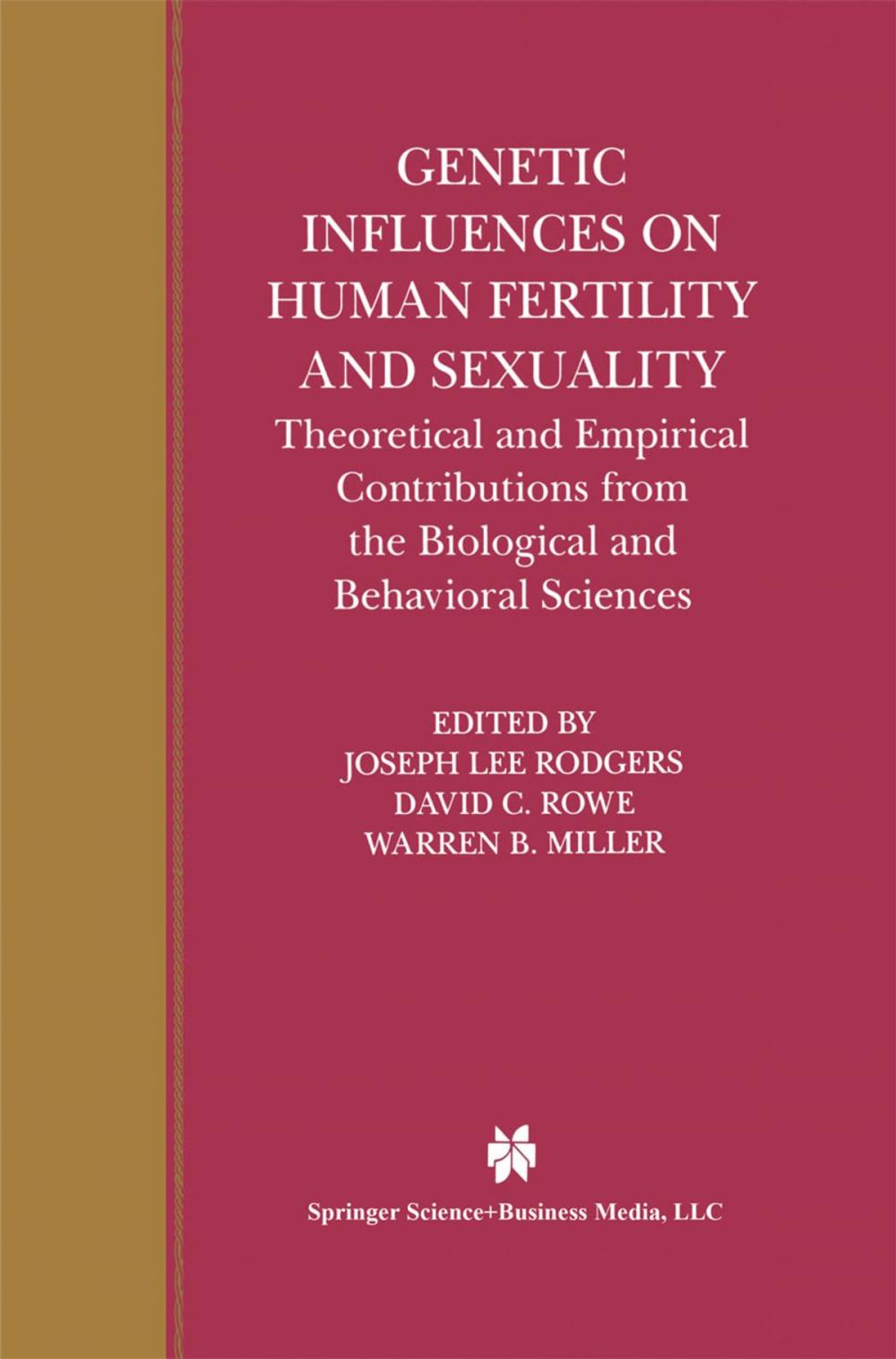 Big bigCover of Genetic Influences on Human Fertility and Sexuality