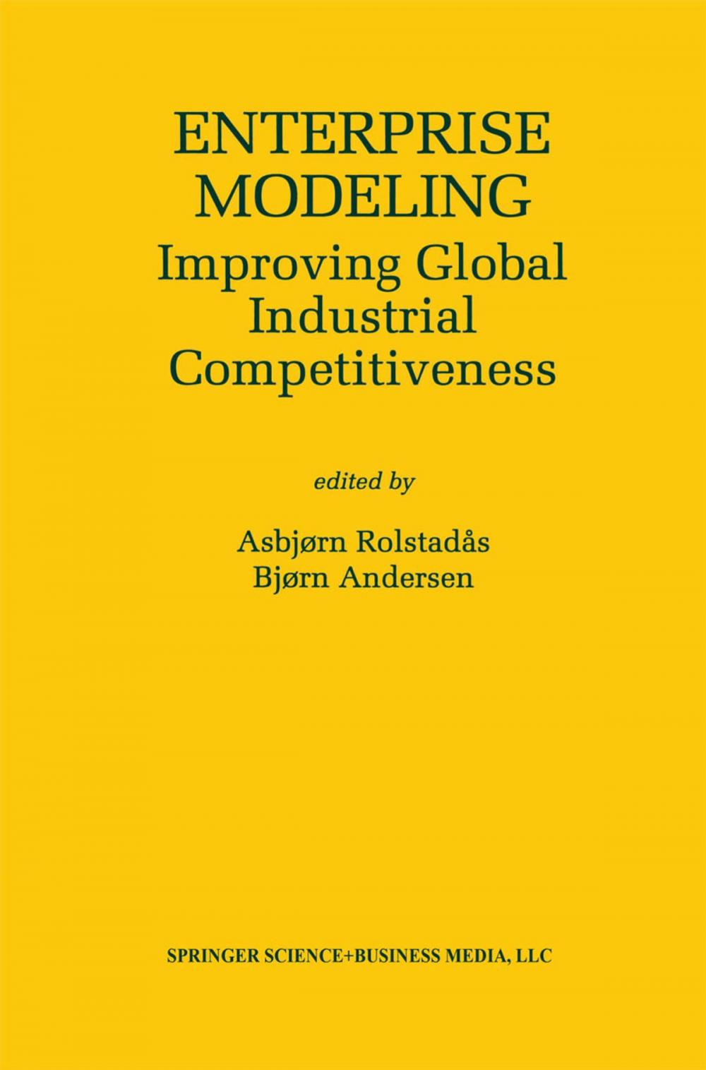 Big bigCover of Enterprise Modeling