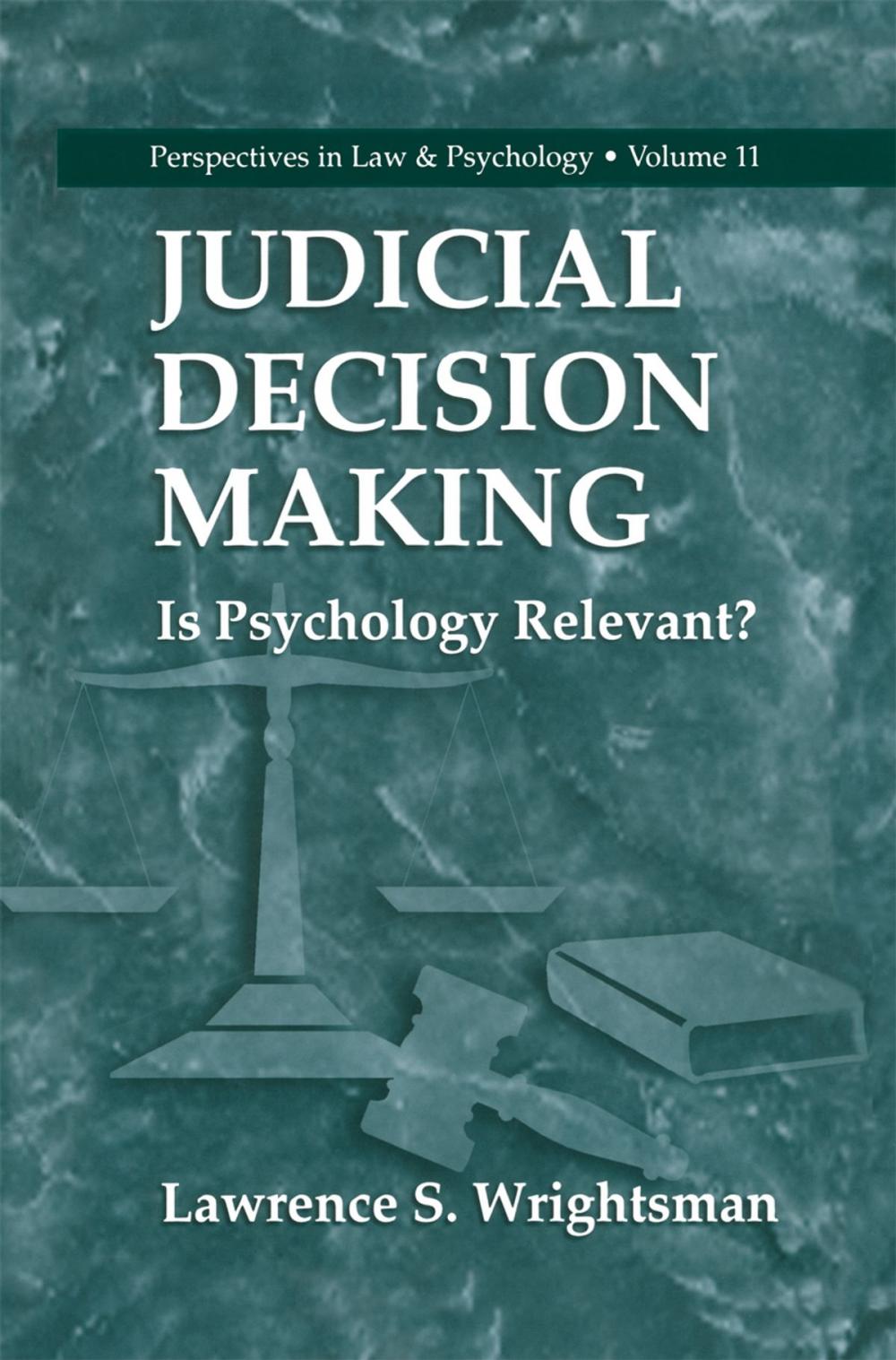 Big bigCover of Judicial Decision Making