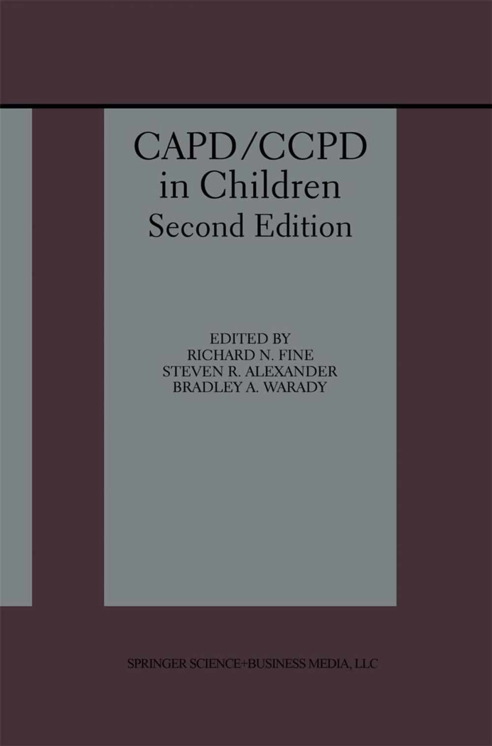 Big bigCover of CAPD/CCPD in Children