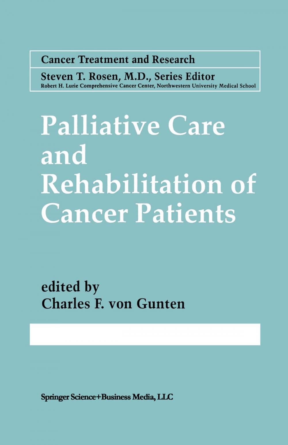 Big bigCover of Palliative Care and Rehabilitation of Cancer Patients