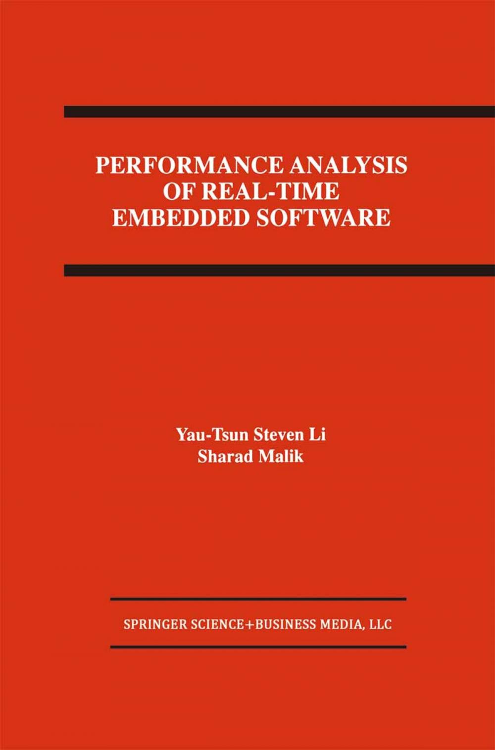 Big bigCover of Performance Analysis of Real-Time Embedded Software