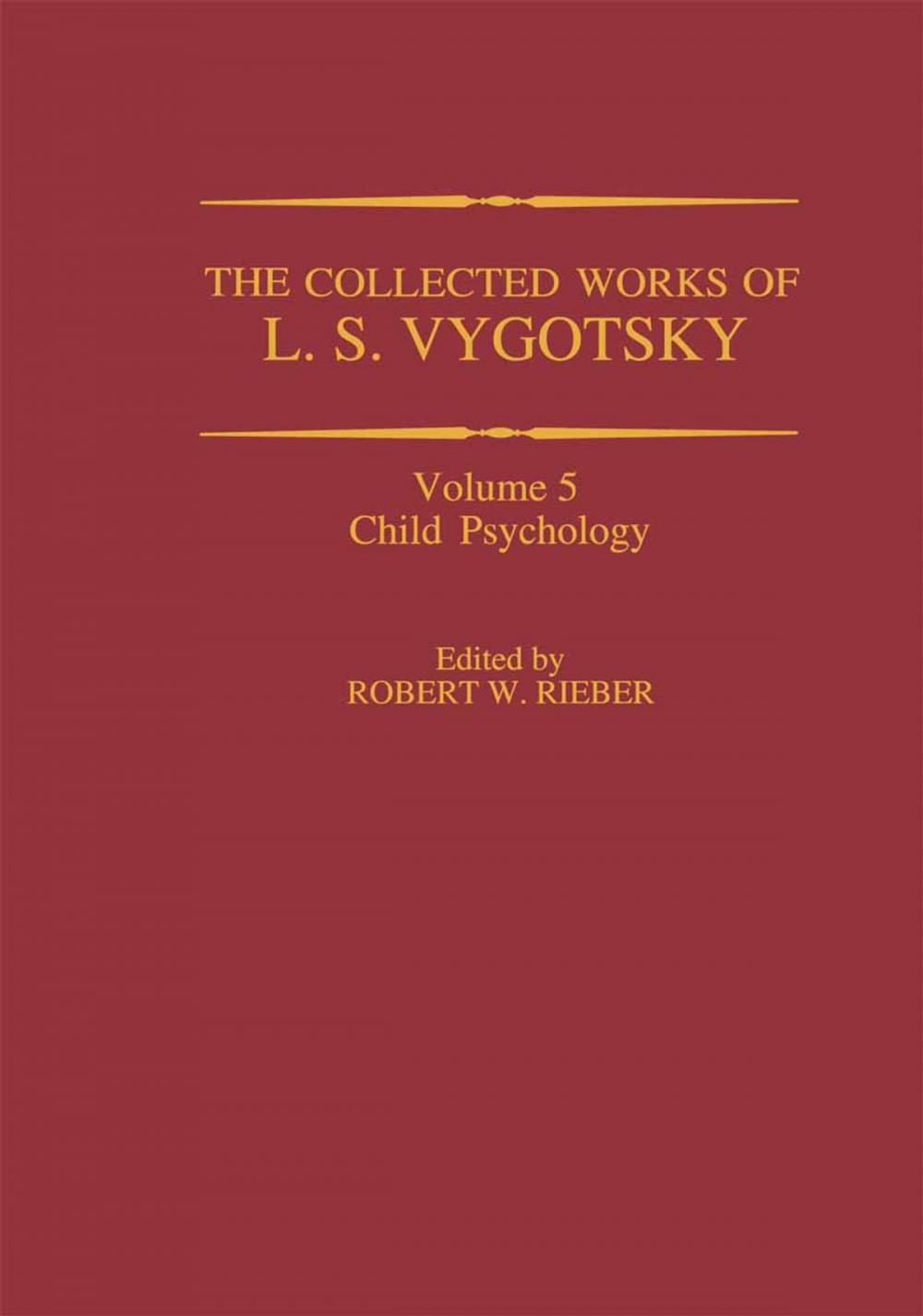 Big bigCover of The Collected Works of L. S. Vygotsky