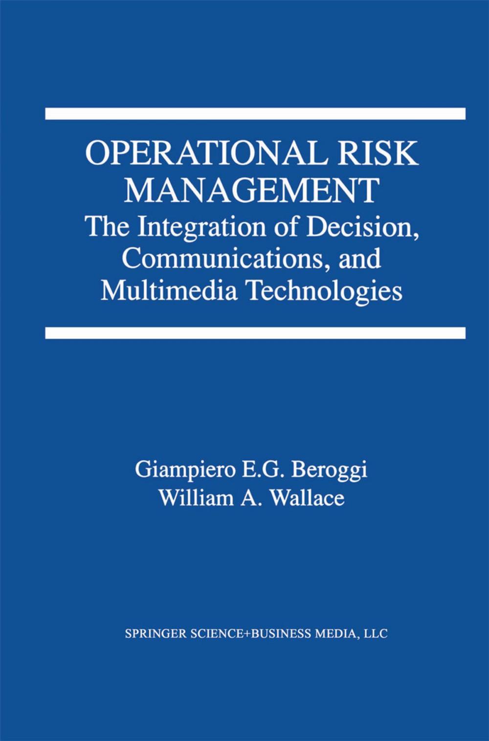 Big bigCover of Operational Risk Management