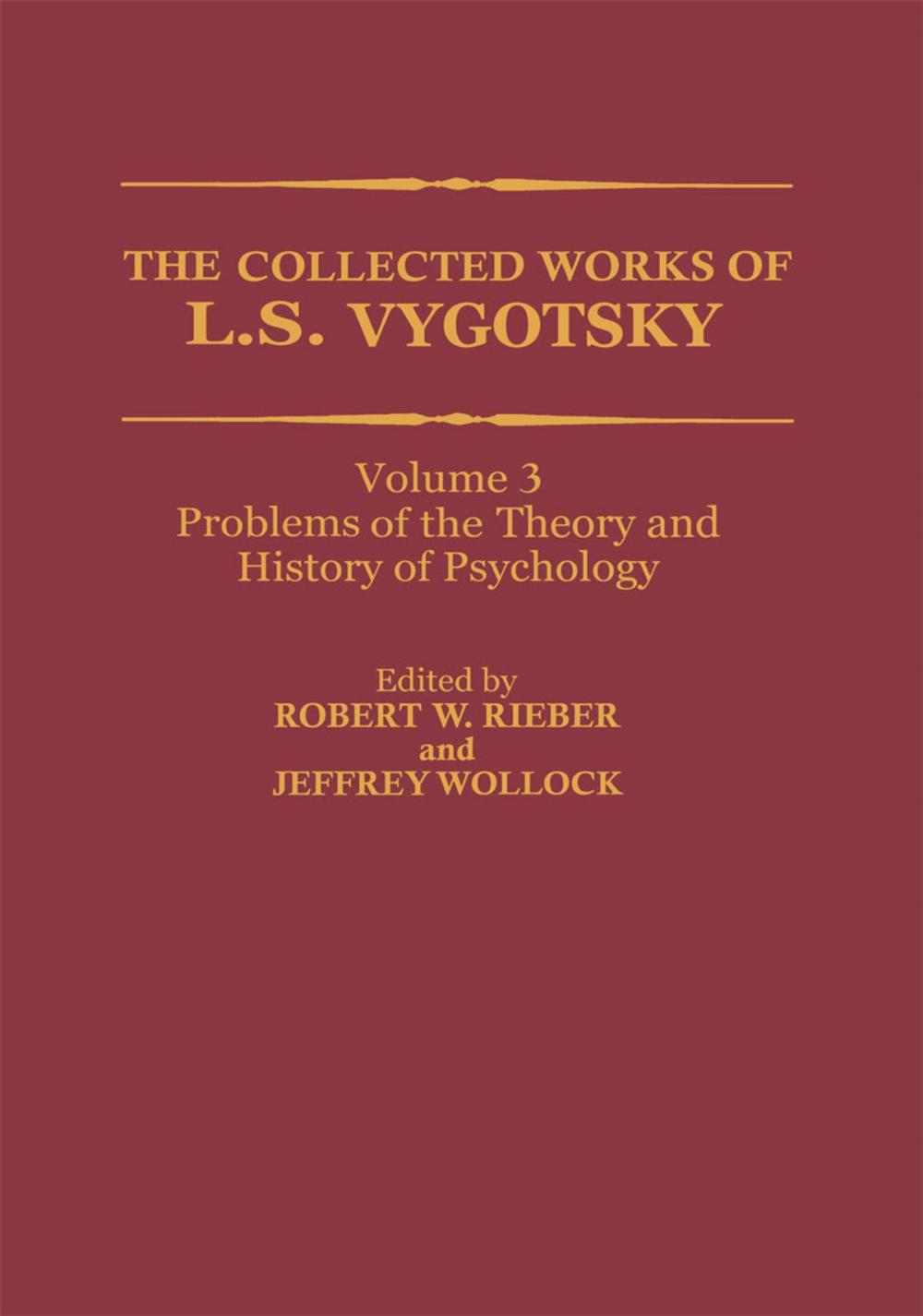 Big bigCover of The Collected Works of L. S. Vygotsky